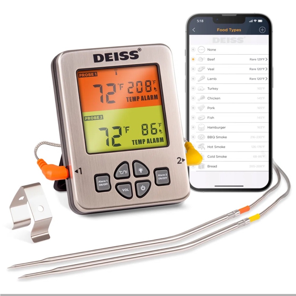 Wireless Meat Thermometer- DEISS